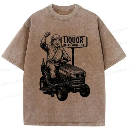 Tokyo-Tiger Japan Country Music Washed T-Shirt