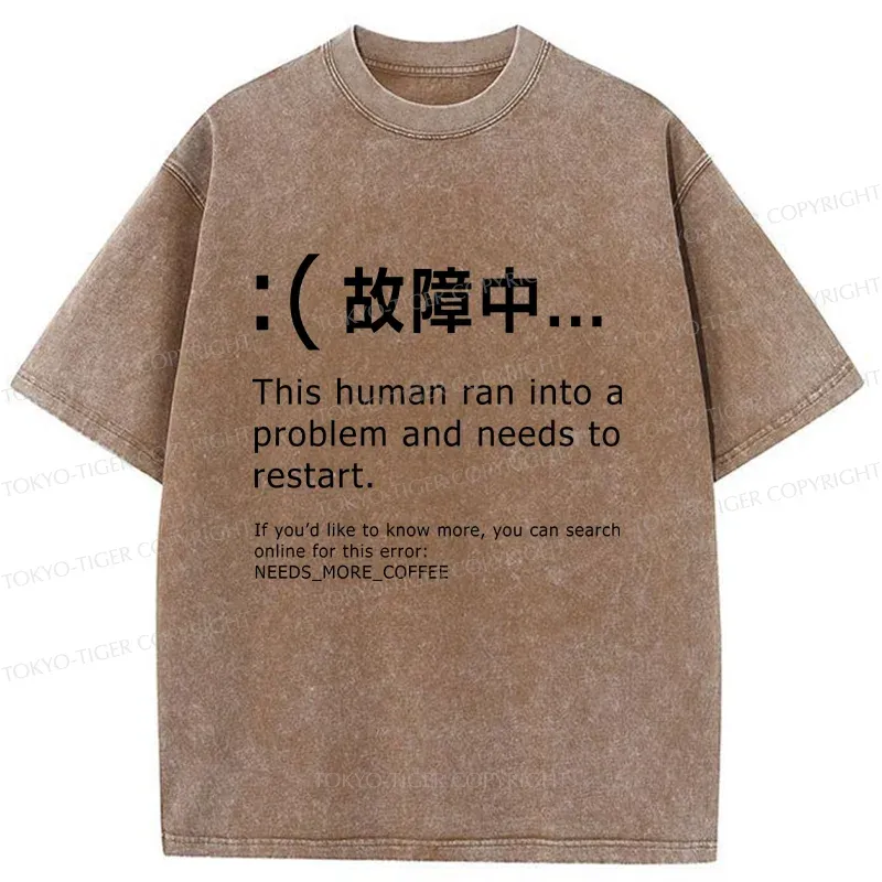 Tokyo-Tiger Japan Bonsai Washed T-Shirt Sale