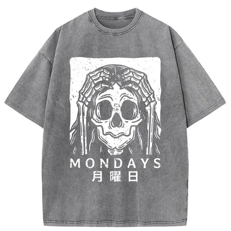Tokyo-Tiger Painful Monday Washed T-Shirt
