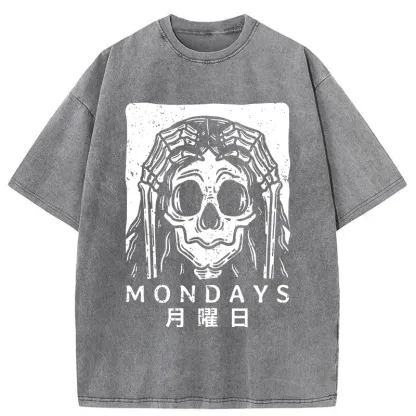 Tokyo-Tiger Painful Monday Washed T-Shirt