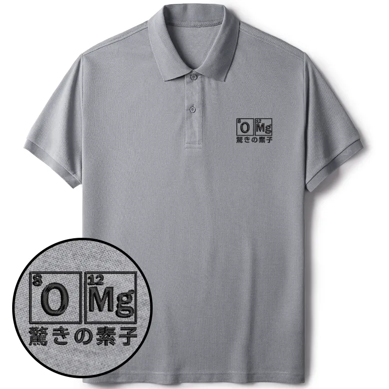 Tokyo-Tiger The Element Of Surprise Embroidered Polo T-Shirt