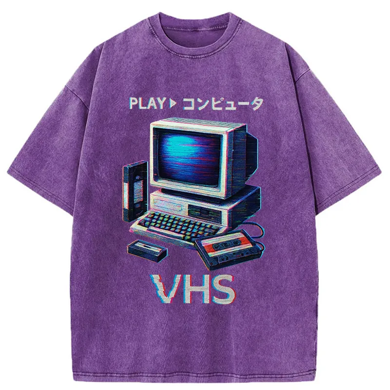 Tokyo-Tiger Vintage VHS Washed T-Shirt