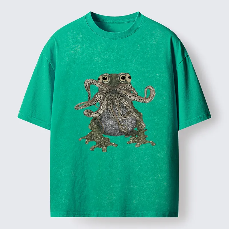 Tokyo-Tiger Ugly Frog Washed T-Shirt