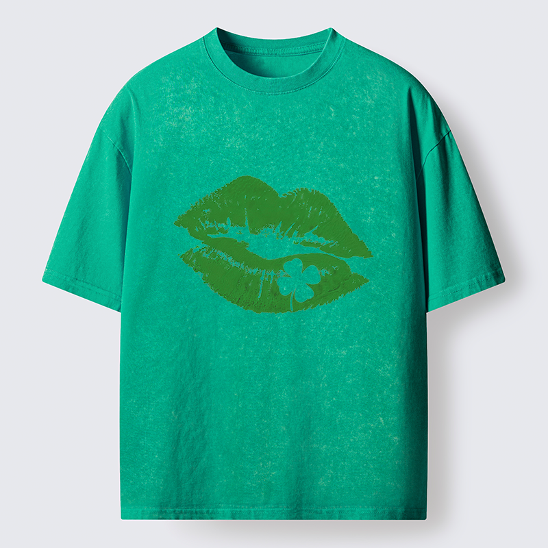Tokyo-Tiger Lucky Kiss Washed T-Shirt