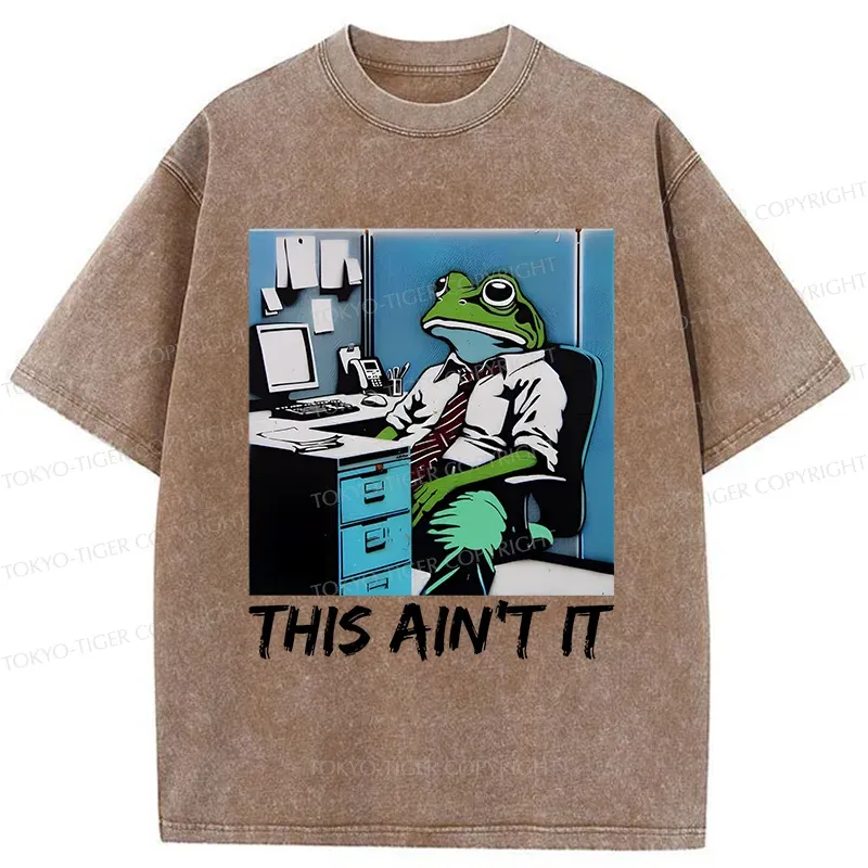 Tokyo-Tiger Working Frog Washed T-Shirt