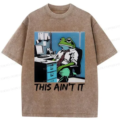 Tokyo-Tiger Working Frog Washed T-Shirt