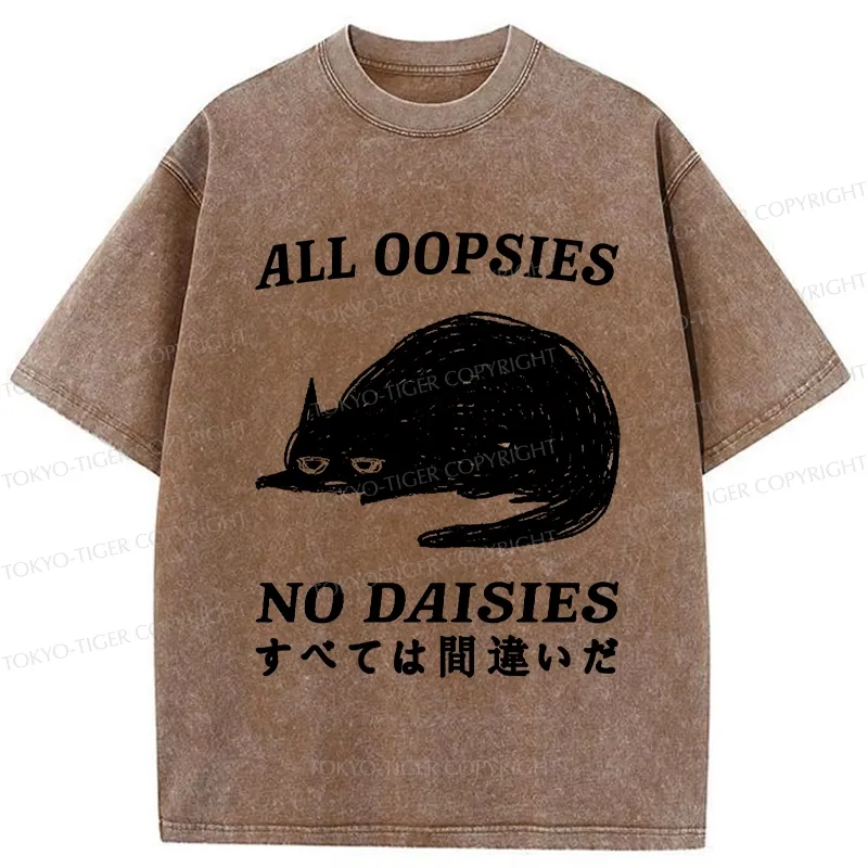 Tokyo-Tiger All Oopsies No Daisies Washed T-Shirt