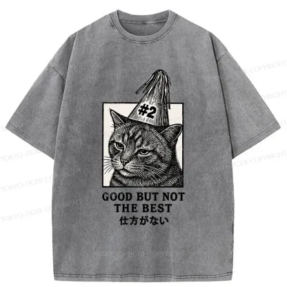 Tokyo-Tiger Second Place Cat Washed T-Shirt