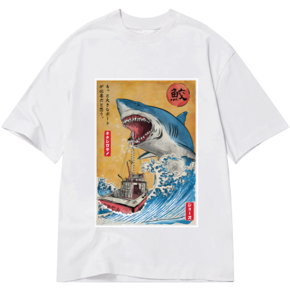 Tokyo-Tiger Ukiyoe Shark Japan Classic T-Shirt