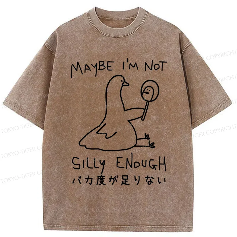 Tokyo-Tiger Not So Smart Goose Washed T-Shirt