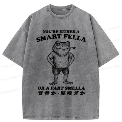 Tokyo-Tiger Farting Frog Washed T-Shirt