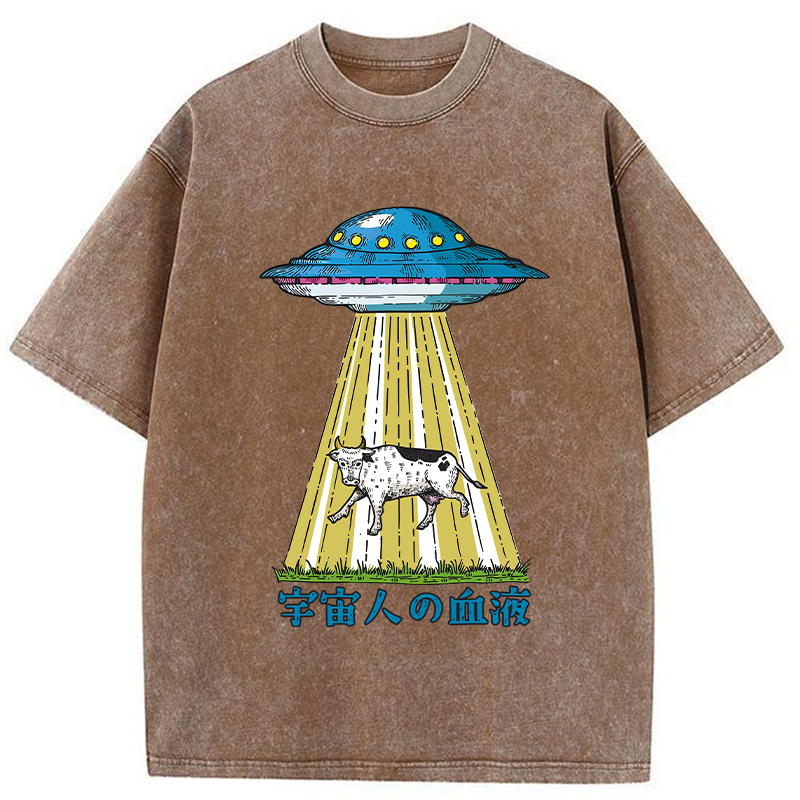 Tokyo-Tiger Alien Blood Washed T-Shirt
