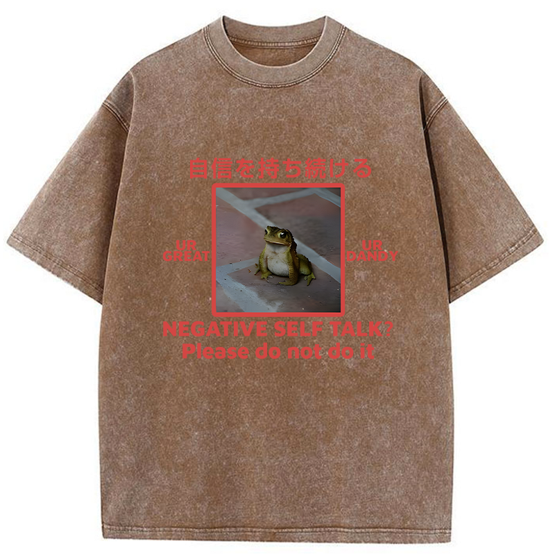 Tokyo-Tiger Stay Confident Washed T-Shirt