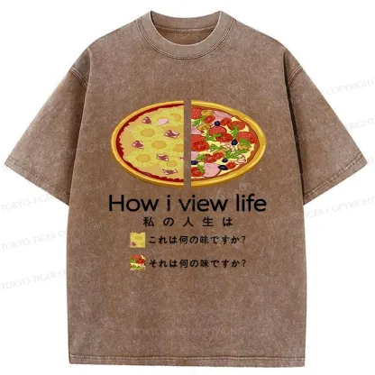 Tokyo-Tiger How I View Life Washed T-Shirt