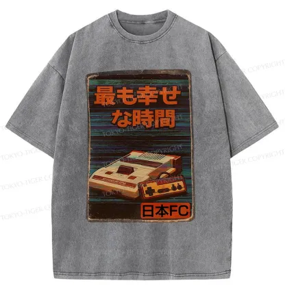 Tokyo-Tiger Vintage Japanese Items Washed T-Shirt