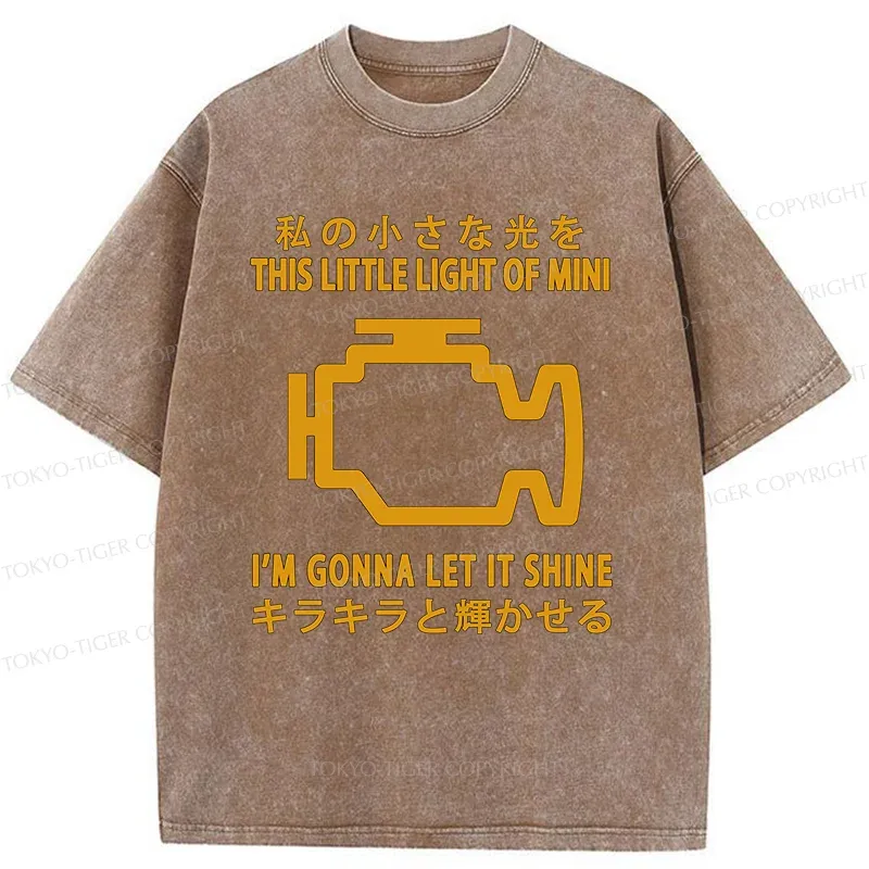 Tokyo-Tiger Glowing Fault Light Washed T-Shirt