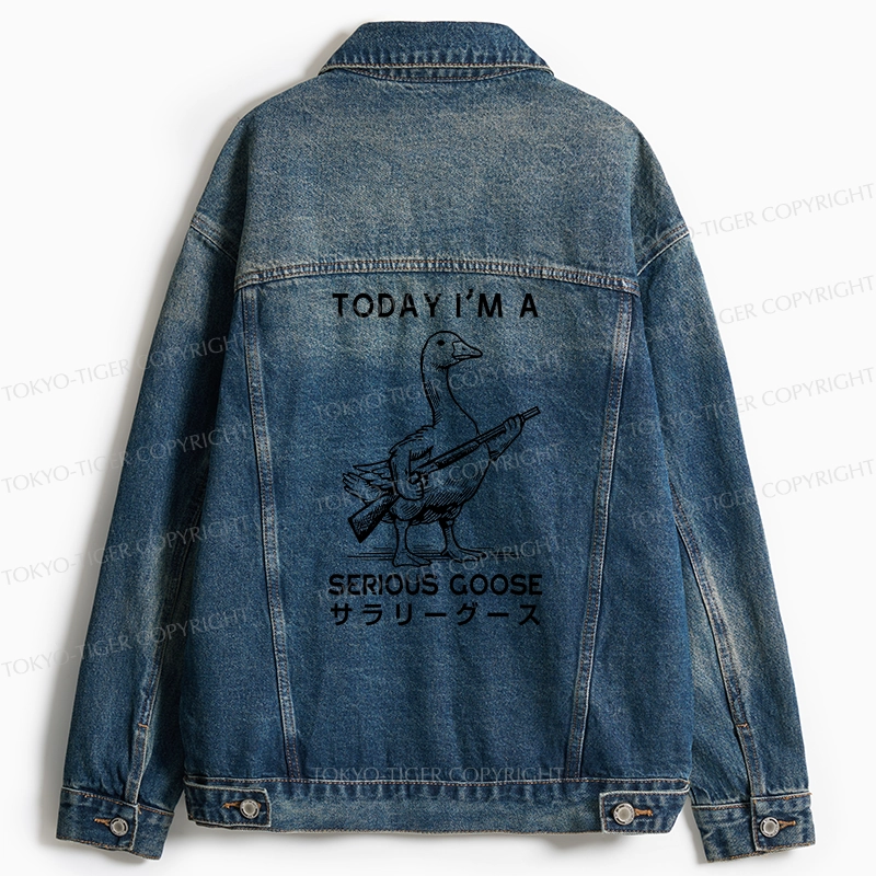 Tokyo-Tiger Serious Stupid Goose Jean Jacket