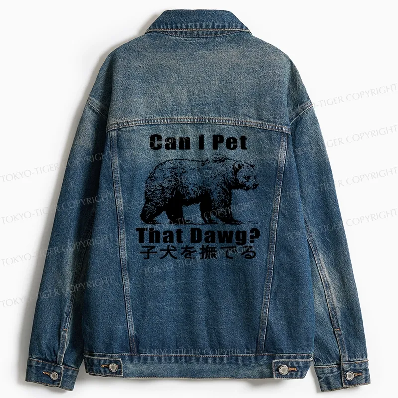 Tokyo-Tiger Pet The Bear Jean Jacket