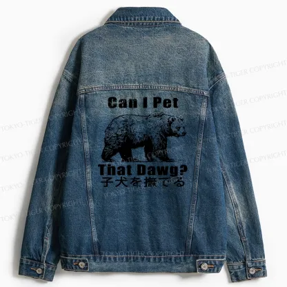 Tokyo-Tiger Pet The Bear Jean Jacket