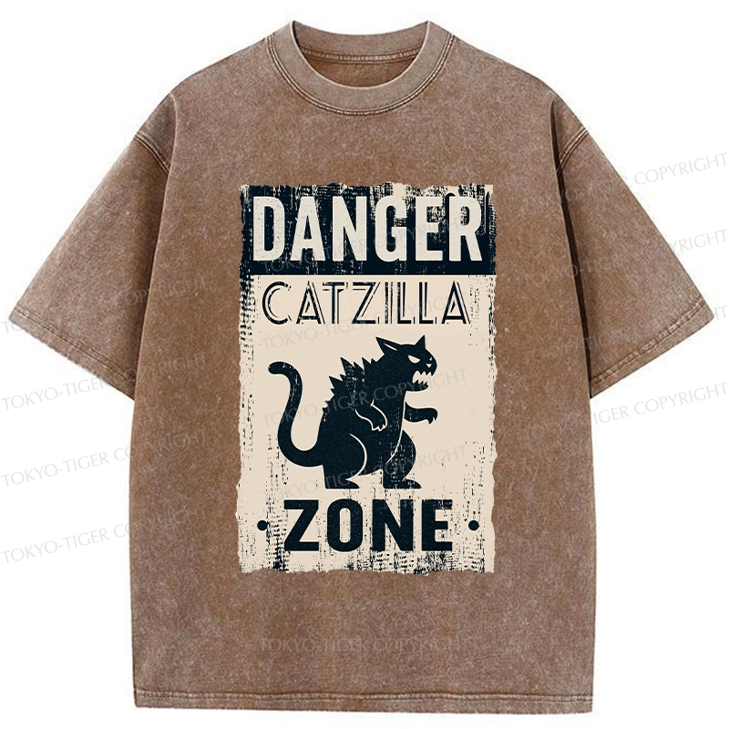 Tokyo-Tiger Danger Zone Washed T-Shirt