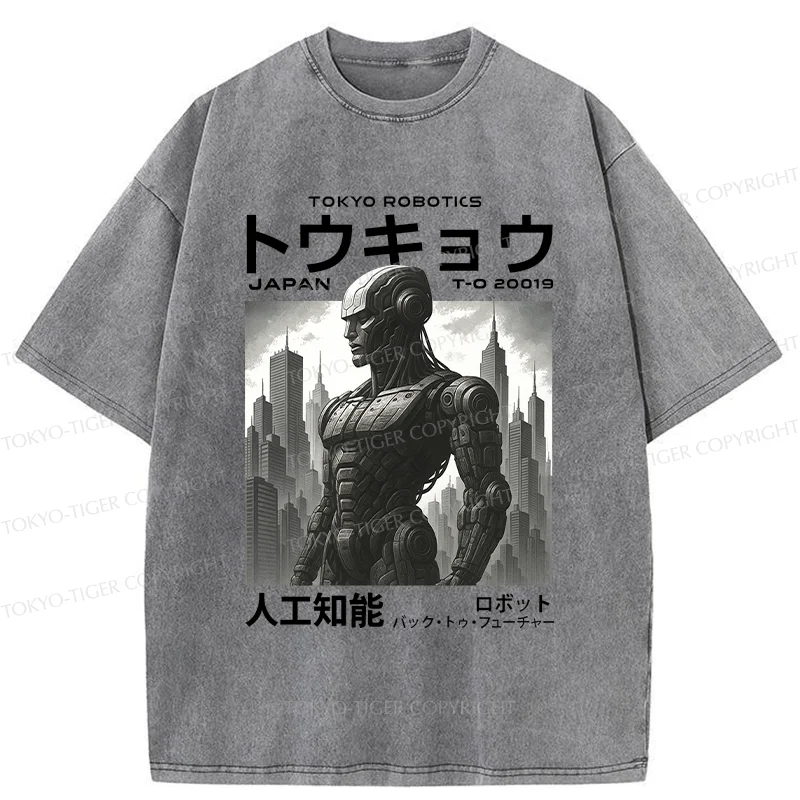 Tokyo-Tiger Humanoid Machine Washed T-Shirt