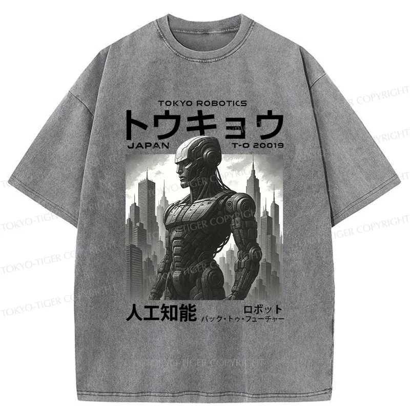 Tokyo-Tiger Humanoid Machine Washed T-Shirt