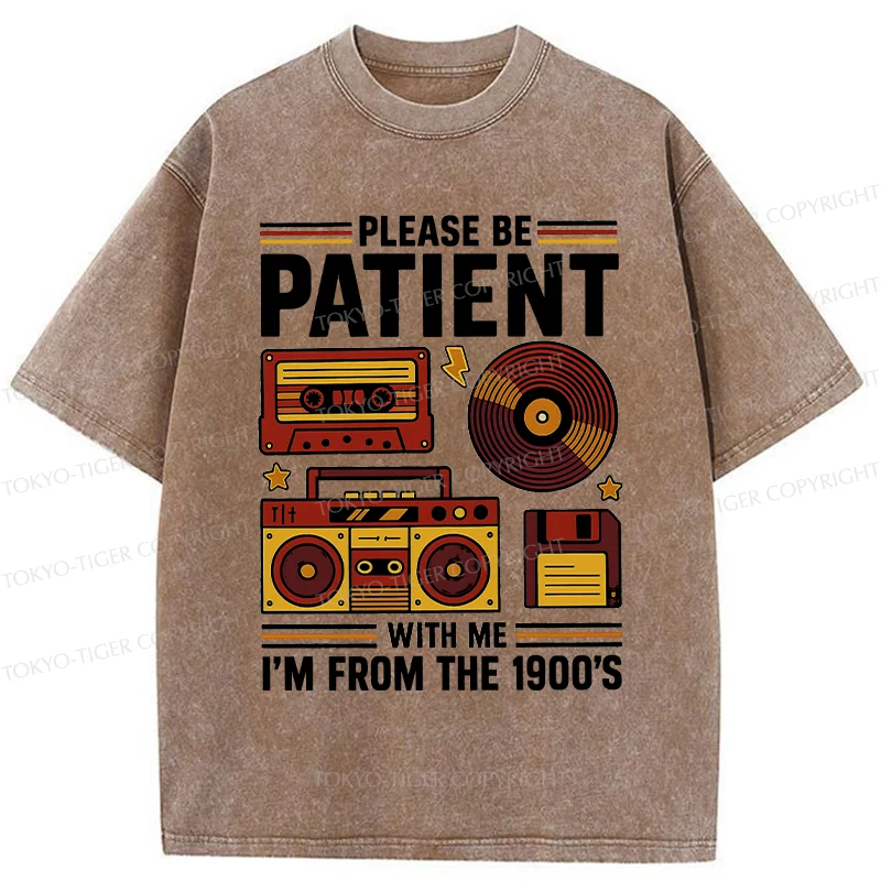 Tokyo-Tiger 90s Retro Stuff Washed T-Shirt