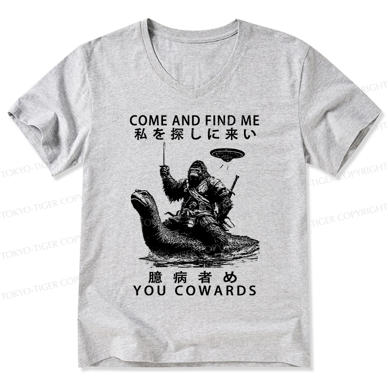 Tokyo-Tiger Can You Find Us V-Neck Classic T-Shirt