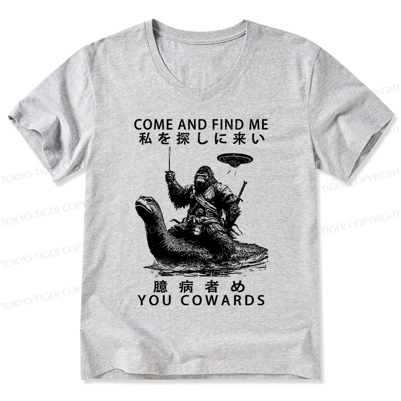 Tokyo-Tiger Can You Find Us V-Neck Classic T-Shirt