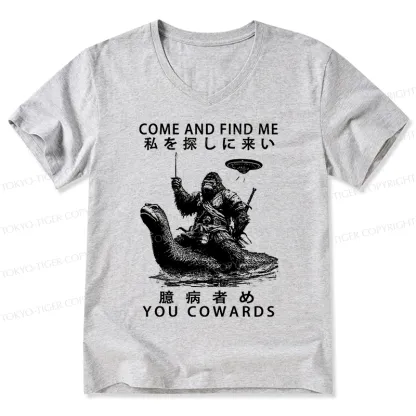 Tokyo-Tiger Can You Find Us V-Neck Classic T-Shirt