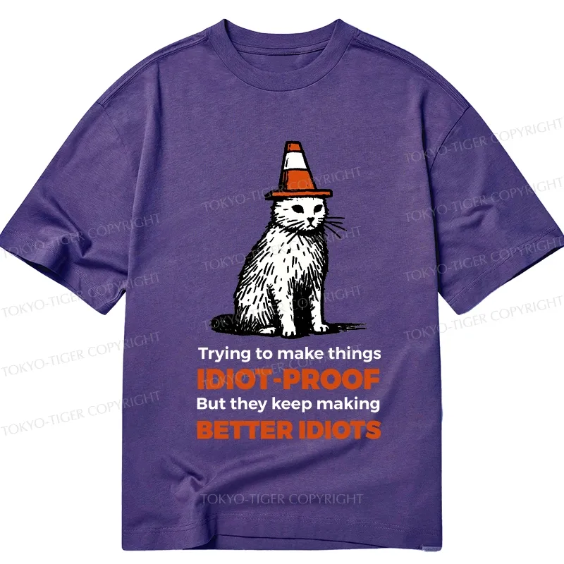 Tokyo-Tiger Stupid Cat Classic T-Shirt