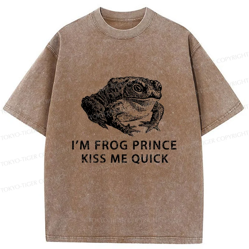 Tokyo-Tiger Real Frog Prince Washed T-Shirt