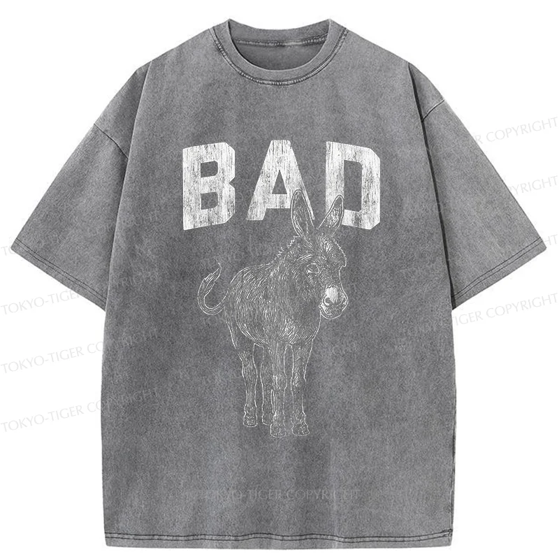 Tokyo-Tiger Bad Ass Washed T-Shirt