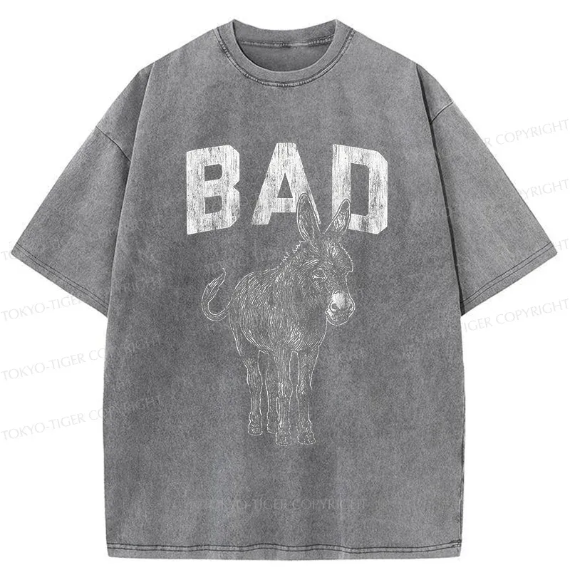 Tokyo-Tiger Bad Ass Washed T-Shirt