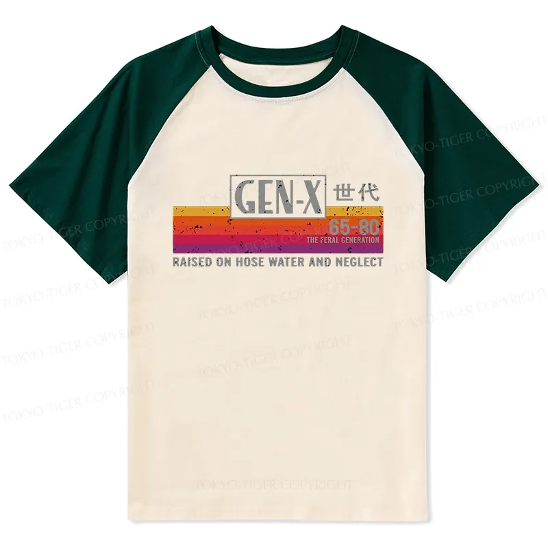 Tokyo-Tiger X Era Retro Raglan T-shirt