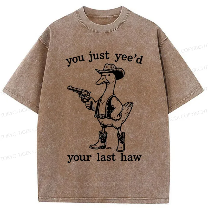 Tokyo-Tiger Handsome Goose Washed T-Shirt