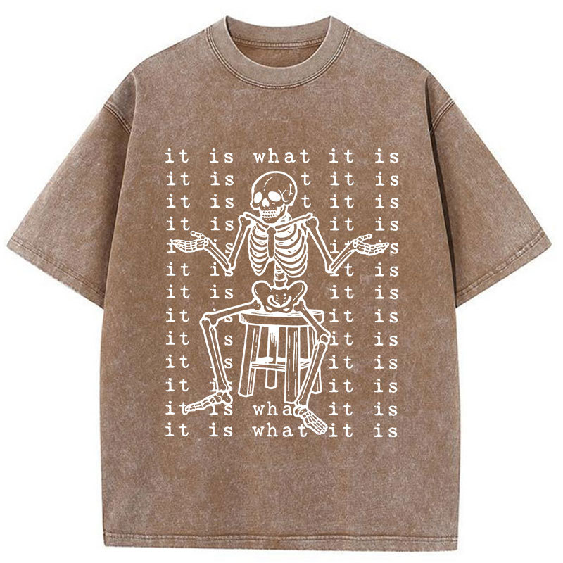 Tokyo-Tiger Helpless Skeleton Washed T-Shirt