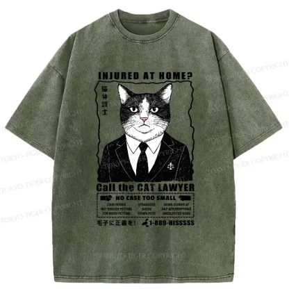 Tokyo-Tiger Get Justice Fur Real Washed T-Shirt