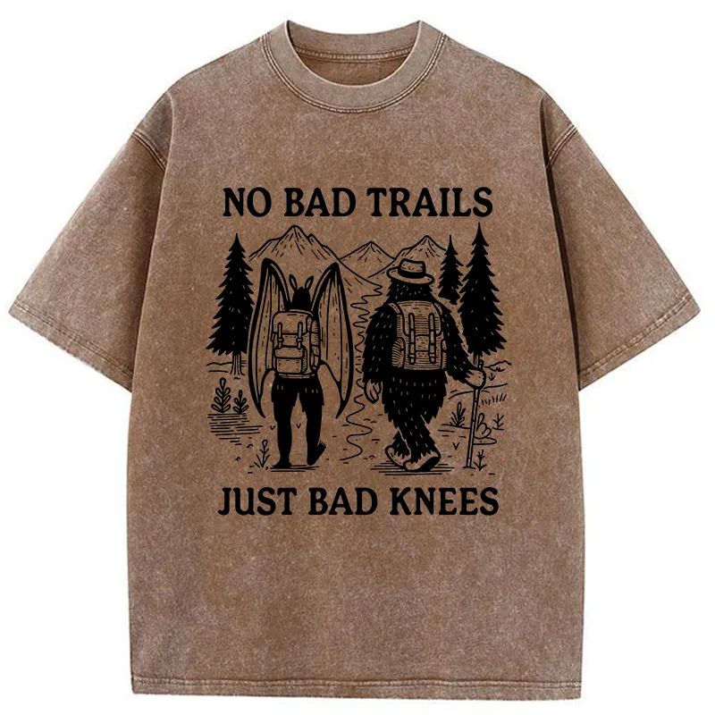 Tokyo-Tiger Go Camping With Monsters Washed T-Shirt