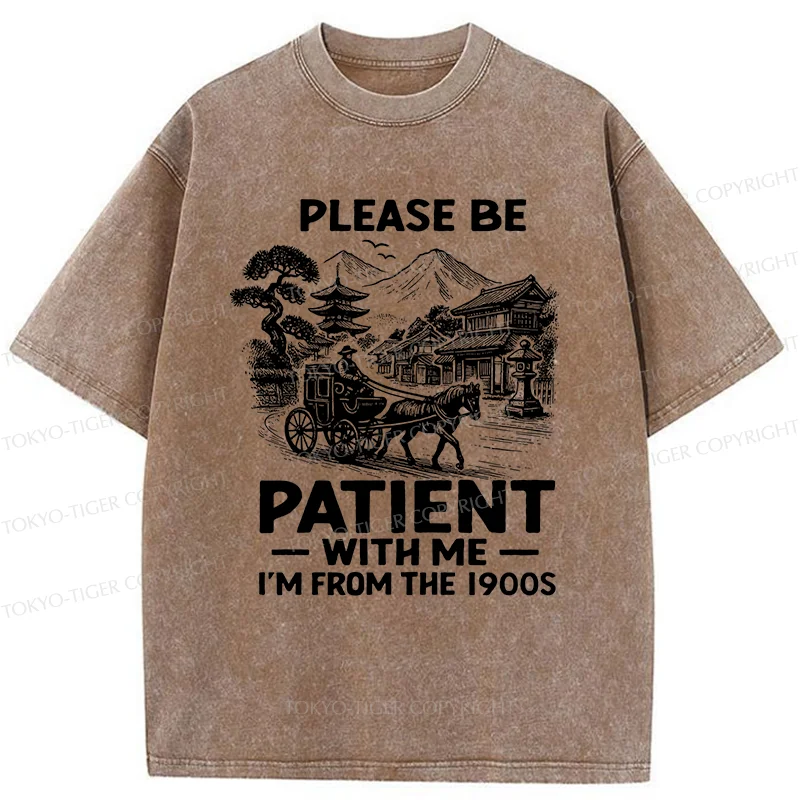 Tokyo-Tiger People From The 90s Washed T-Shirt