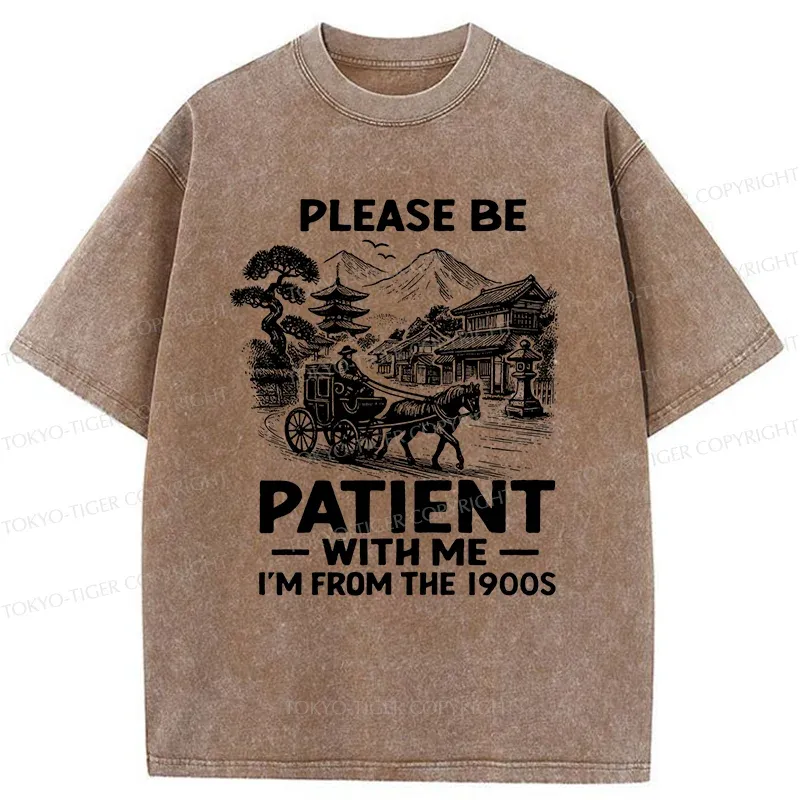 Tokyo-Tiger People From The 90s Washed T-Shirt