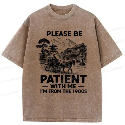 Tokyo-Tiger People From The 90s Washed T-Shirt