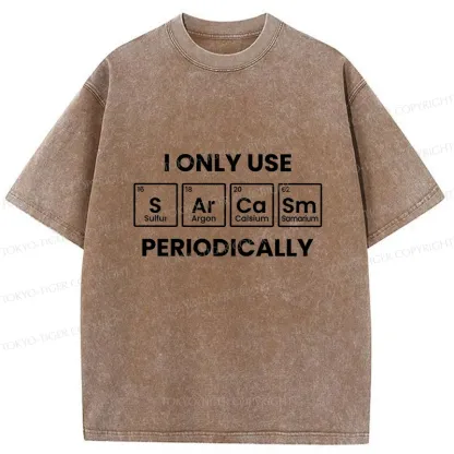 Tokyo-Tiger Interesting Chemical Elements Washed T-Shirt