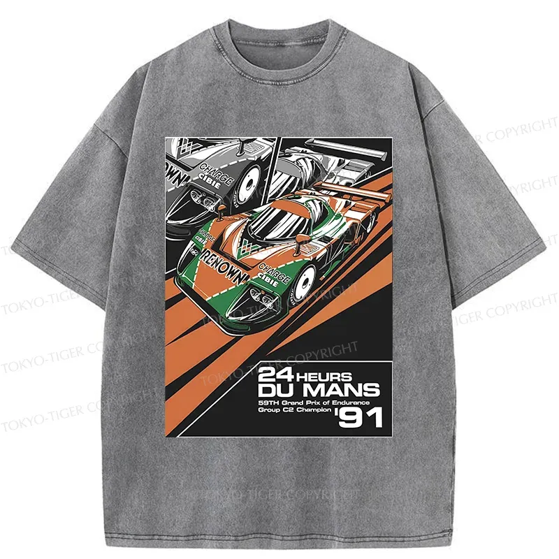 Tokyo-Tiger Cool Racing Washed T-Shirt