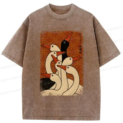 Tokyo-Tiger The Goose Choir Washed T-Shirt