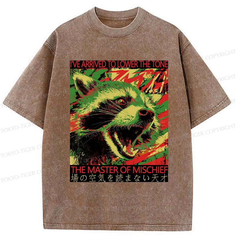 Tokyo-Tiger The Master Of Mischief Washed T-Shirt
