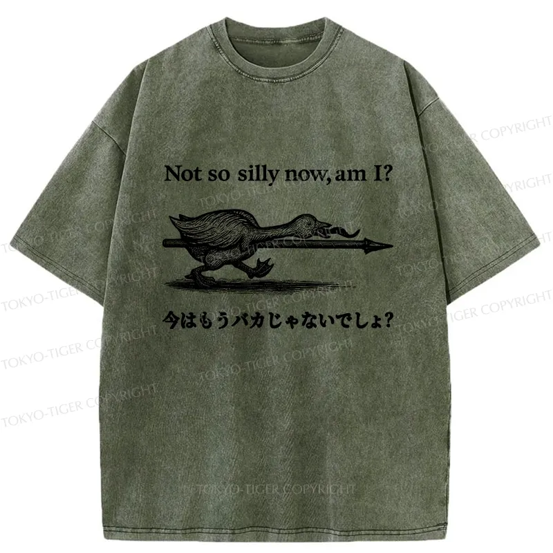 Tokyo-Tiger I'm Not So Silly Now Washed T-Shirt