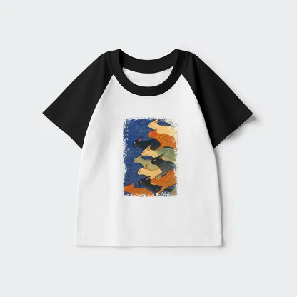 Tokyo-Tiger Claw-some Ninja Kids Raglan T-shirt
