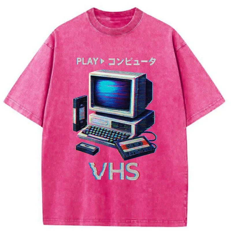 Tokyo-Tiger Vintage VHS Washed T-Shirt
