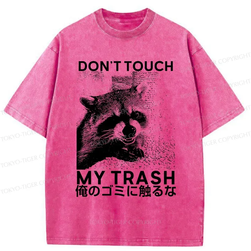 Tokyo-Tiger Angry Raccoon Japan Washed T-Shirt